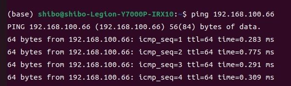 ping XCU result